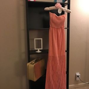 Peach Dress